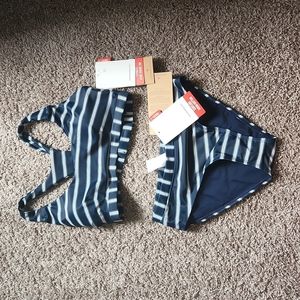 Level Six Bikini Navy Blue. NWT